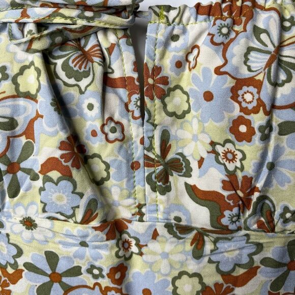 L.A. Hearts Butterfly Green & Brown Mini Dress Size Medium - Picture 6 of 6